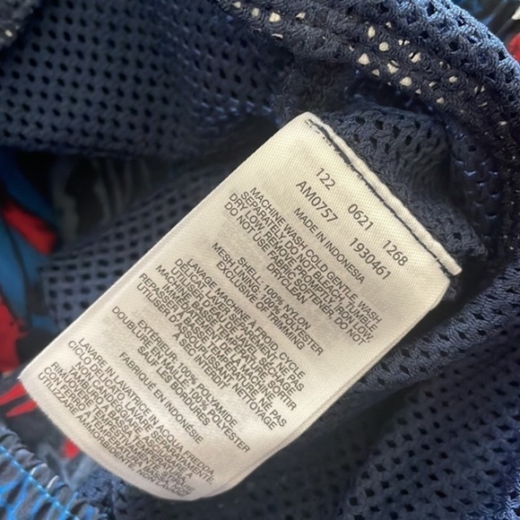 Columbia Swim trunks Men's Summerdry pocket Bright Indigo King Palm Size Medium - Picture 5 of 13